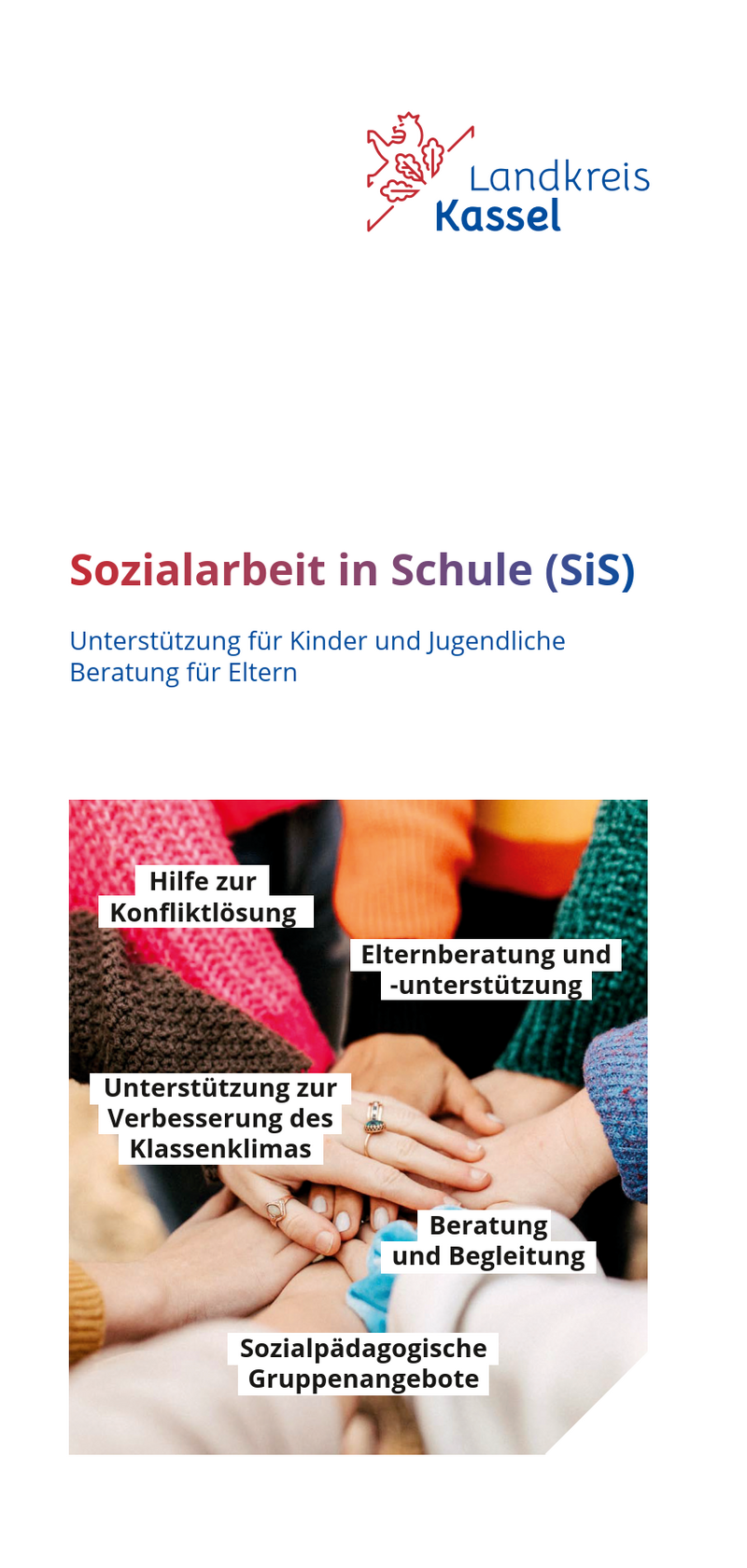 Flyer Sozialarbeit in Schule (SiS)